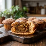 Easy Baked Cinnamon Apple Muffins Recipe Perfect for School Snacks | Apple Muffins