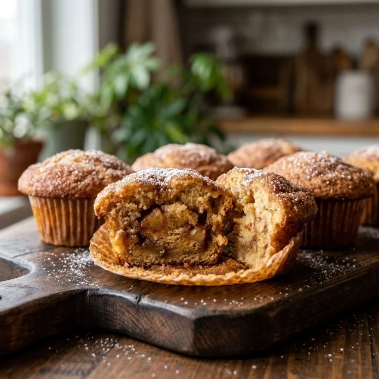 Easy Baked Cinnamon Apple Muffins Recipe Perfect for School Snacks | Apple Muffins