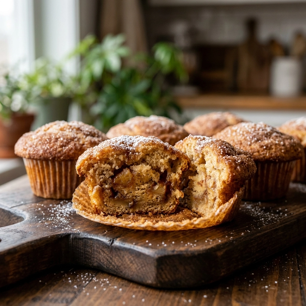 Easy Baked Cinnamon Apple Muffins Recipe Perfect for School Snacks | Apple Muffins