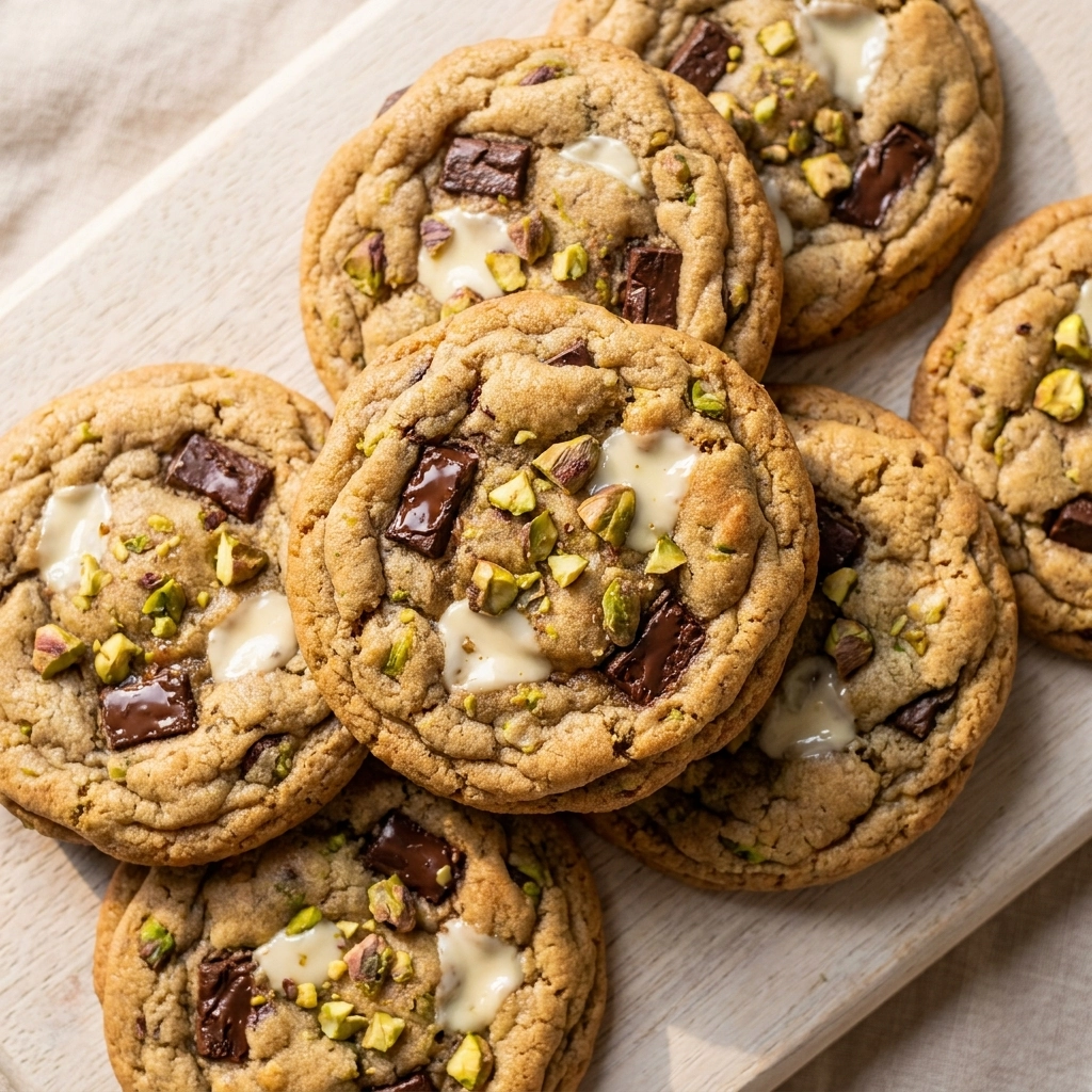 The Ultimate Chewy Pistachio Chocolate Chip Cookies | Best Nutty Cookie Recipe