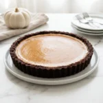 Decadent Dark Chocolate Pumpkin Tart | Easy Fall Dessert Recipe