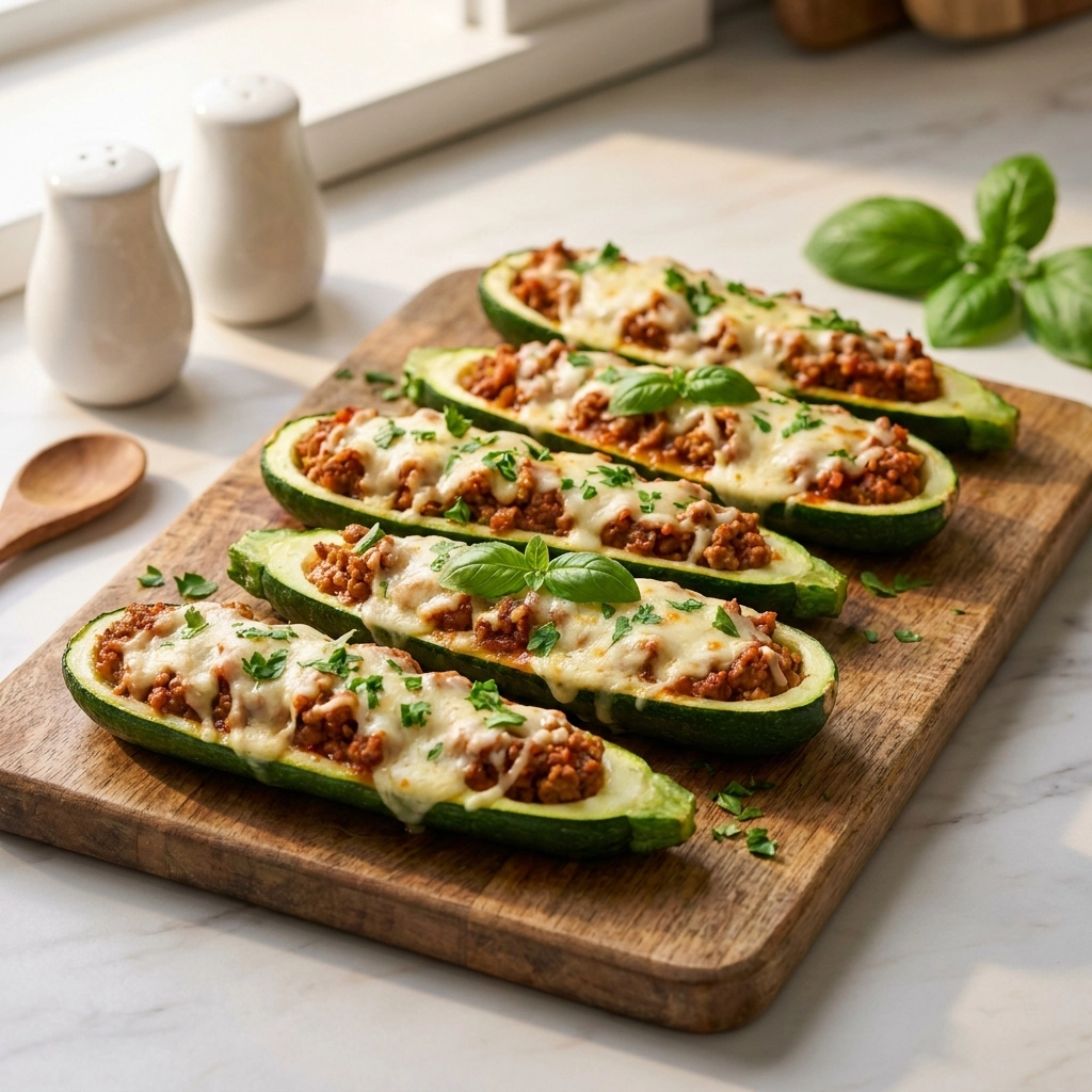 Savory Ground Turkey Zucchini Boats: A Chef's Guide | Healthy Low Carb Dinner Ideas