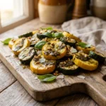 Easy Roasted Summer Squash and Zucchini with Zesty Pesto Recipe | Healthy Side Dish