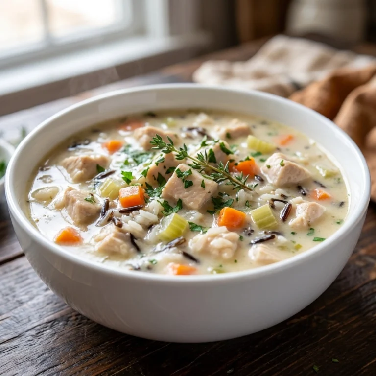 The Ultimate Creamy Chicken Wild Rice Soup: A Gourmet Comfort Classic | Cozy Winter Soup