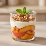 Irresistible Peach Cobbler Cheesecake Fruit Salad | Summer Fruit Dessert Recipe