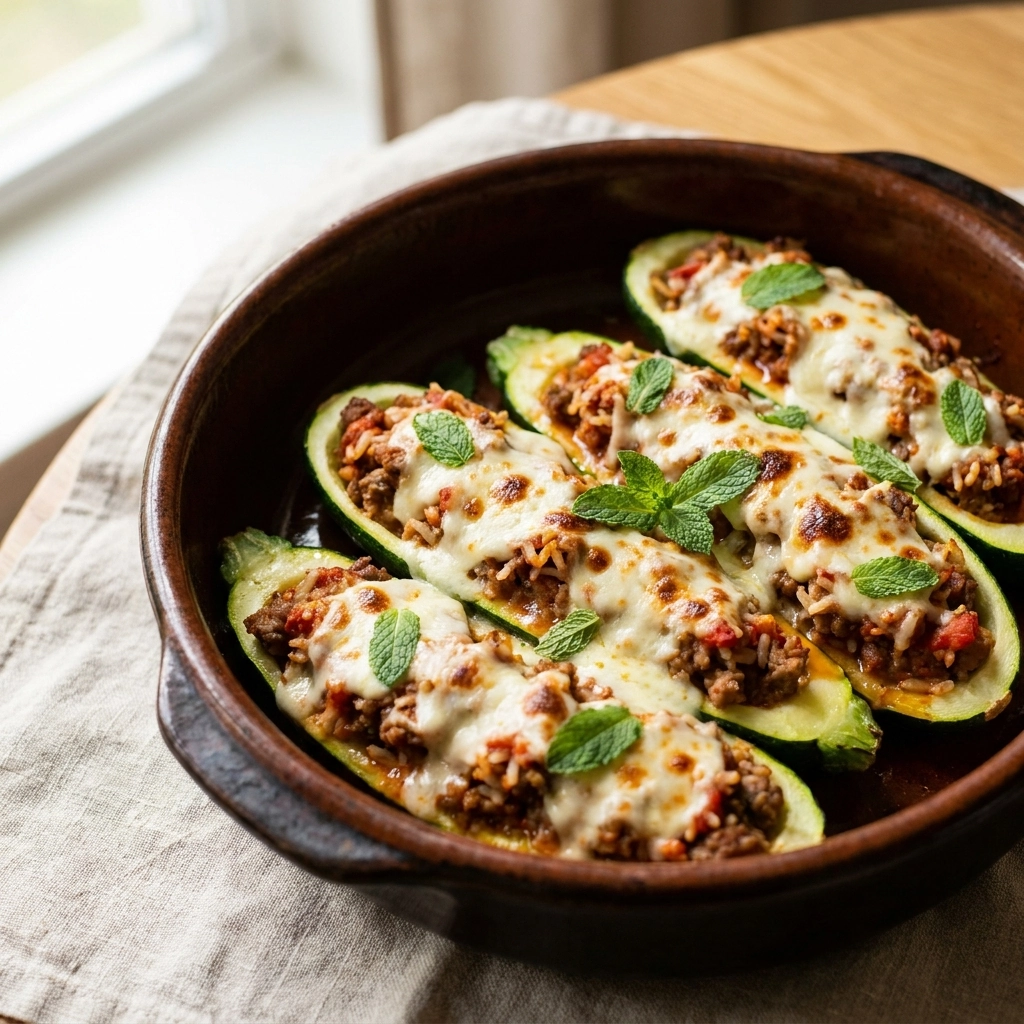 Mediterranean Stuffed Zucchini: A Flavor-Packed Delight! | Healthy Dinner Ideas