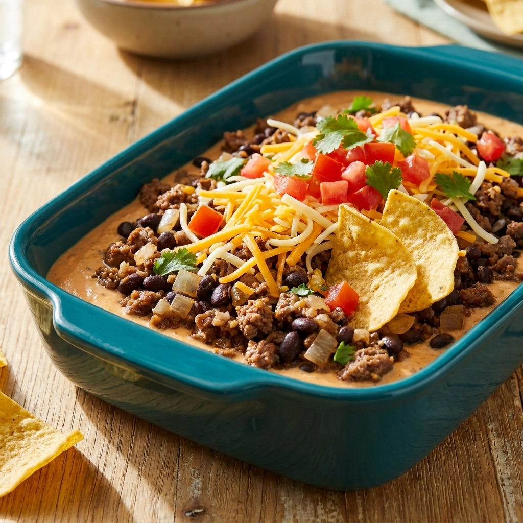 Bourbon Maple Slow Cooker Baked Beans | Easy Slow Cooker Side Dish Recipe