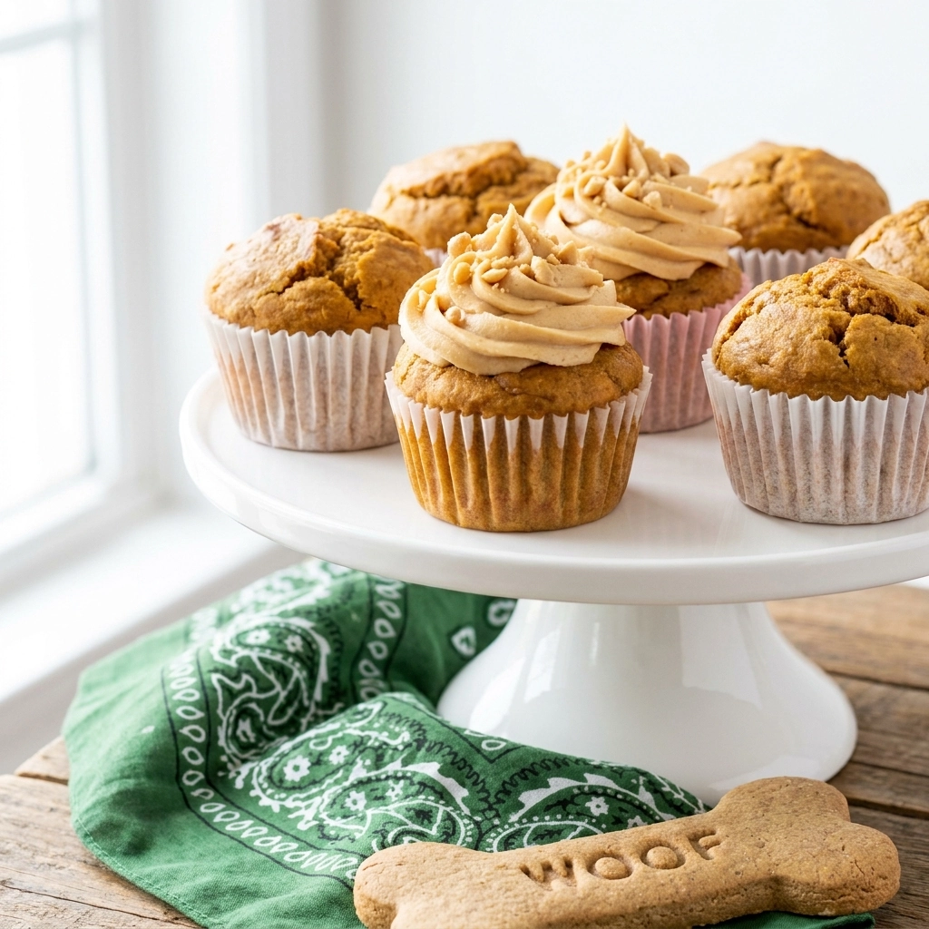 Peanut Butter Pumpkin Pupcakes: The Ultimate Dog-Friendly Treat | Easy Dog Treats