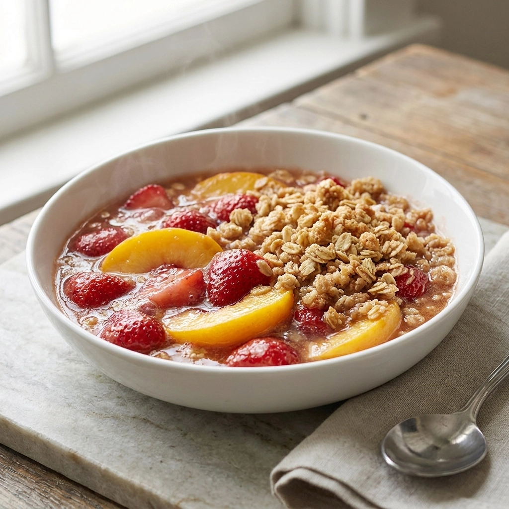 The Ultimate Strawberry Peach Crisp: A Summer Dream Dessert | Easy Fruit Crisp