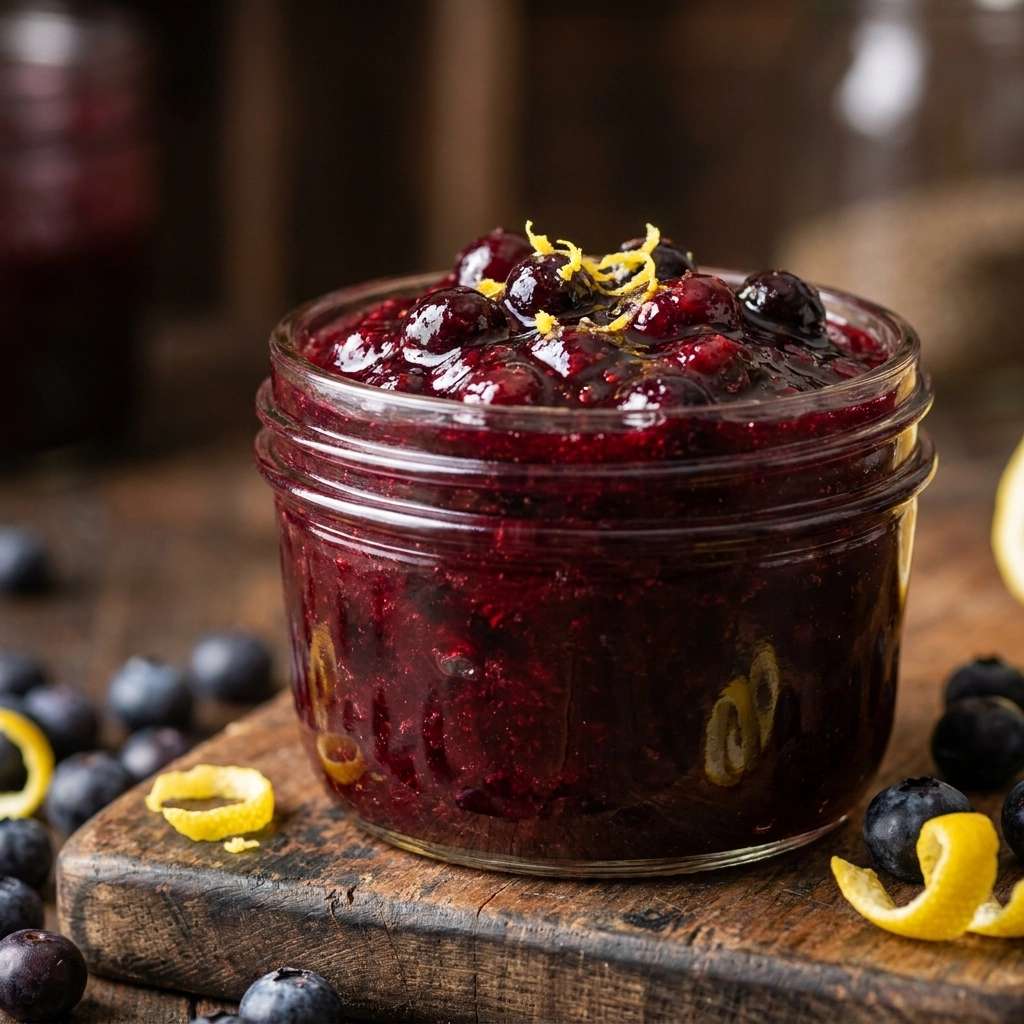 Easy Slow Cooker Huckleberry Jam Recipe with Zesty Lemon | Homemade Fruit Jam