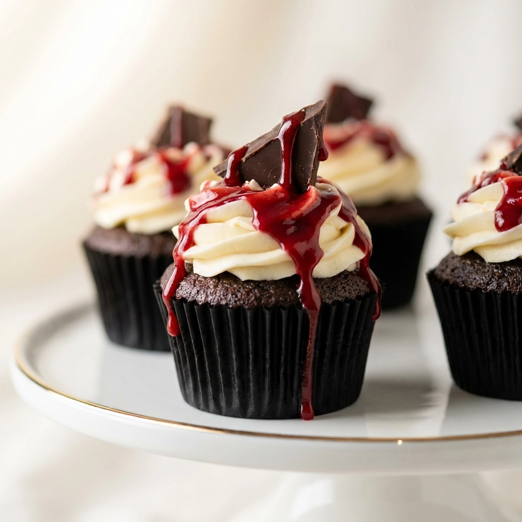 Irresistible Vampire Bite Cupcakes for Halloween Fun | Scary Halloween Treats