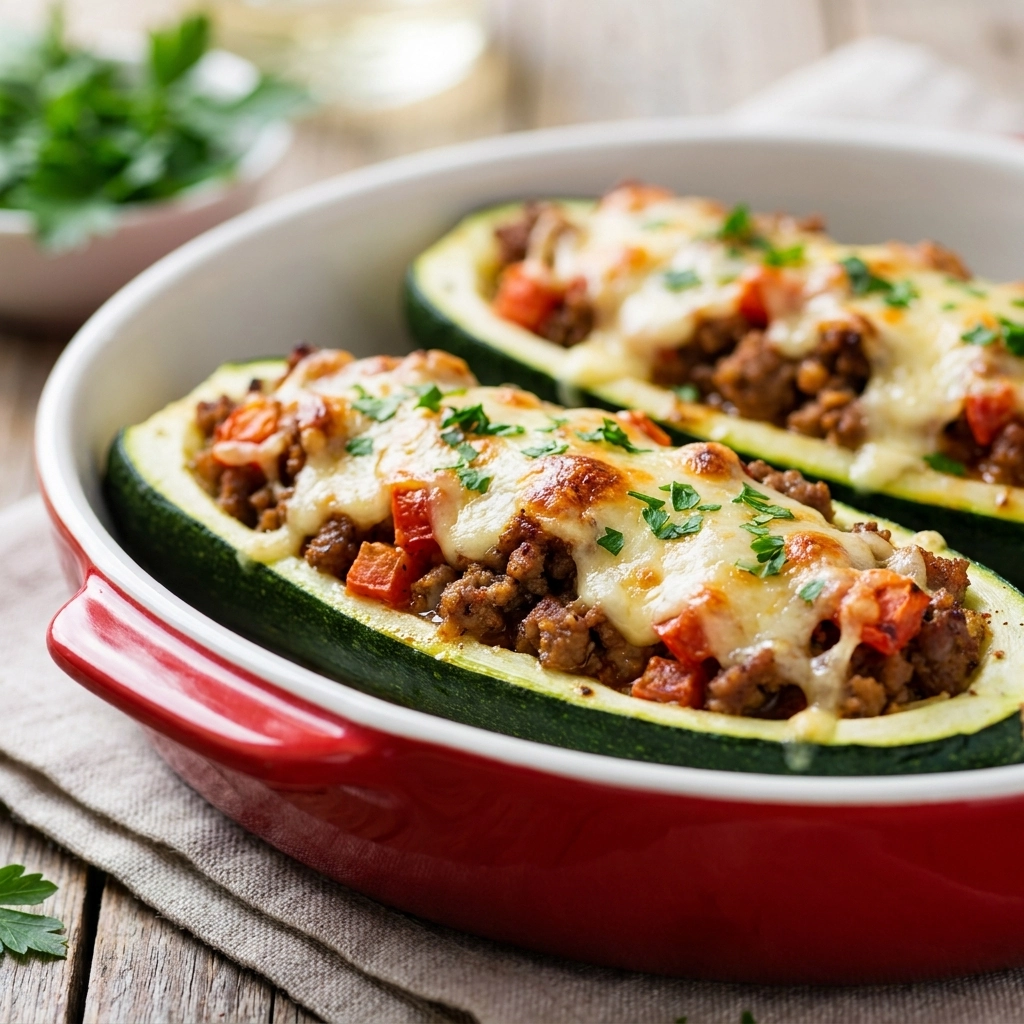 Mediterranean Stuffed Zucchini: A Flavor-Packed Delight! | Healthy Dinner Ideas