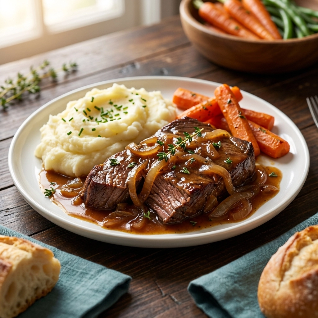 Crockpot Texas Roadhouse Pot Roast: The Ultimate Copycat Comfort | Easy Slow Cooker Beef