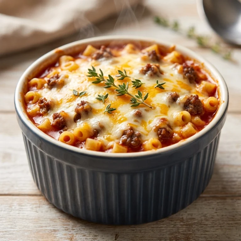 Delicious Angel Beef Casserole | Easy Ground Beef Family Dinner Recipe