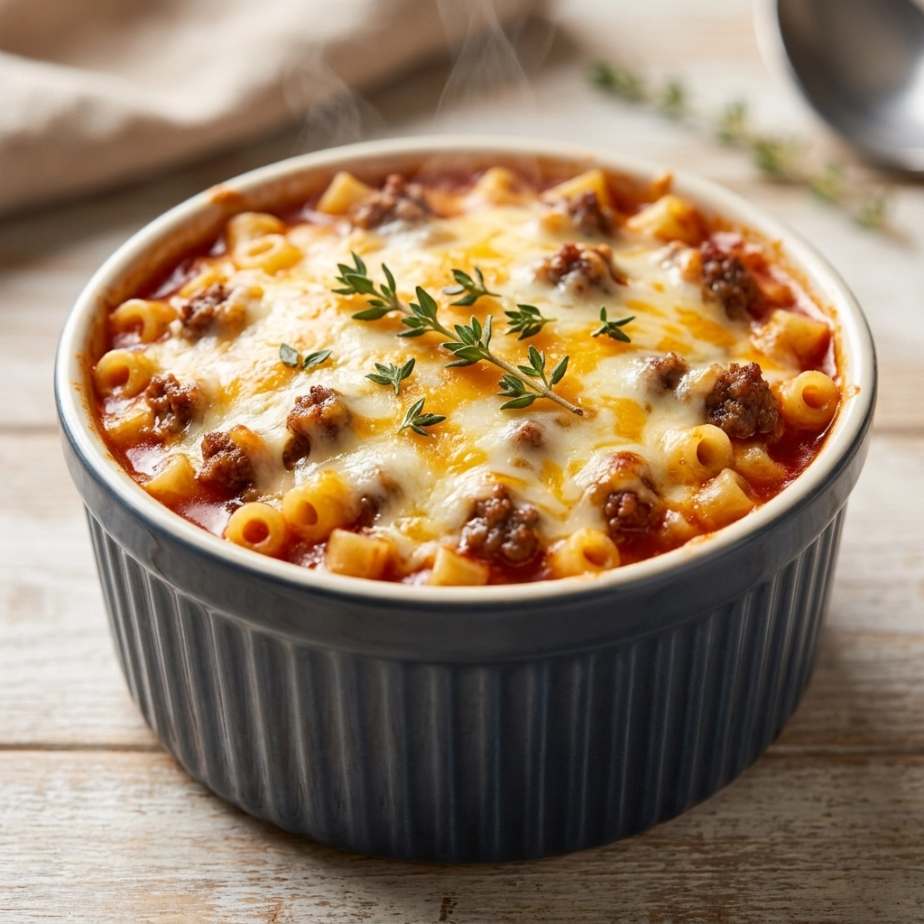 Delicious Angel Beef Casserole | Easy Ground Beef Family Dinner Recipe