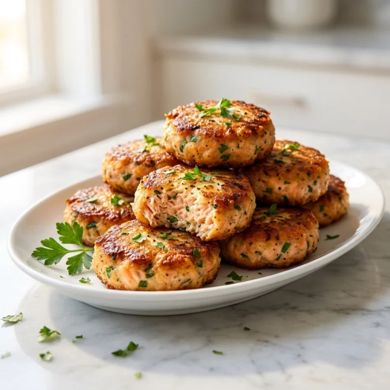 Crispy Garlic Herb Salmon Croquettes | Easy Seafood Appetizer Recipe