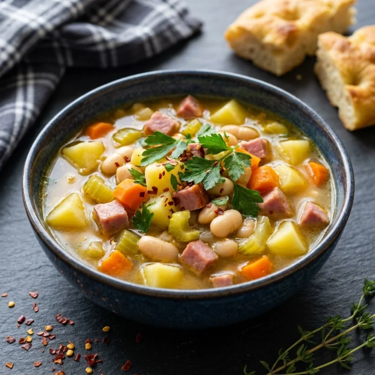 Hearty Leftover Ham and Bean Soup | Easy Comfort Food Dinner Recipe