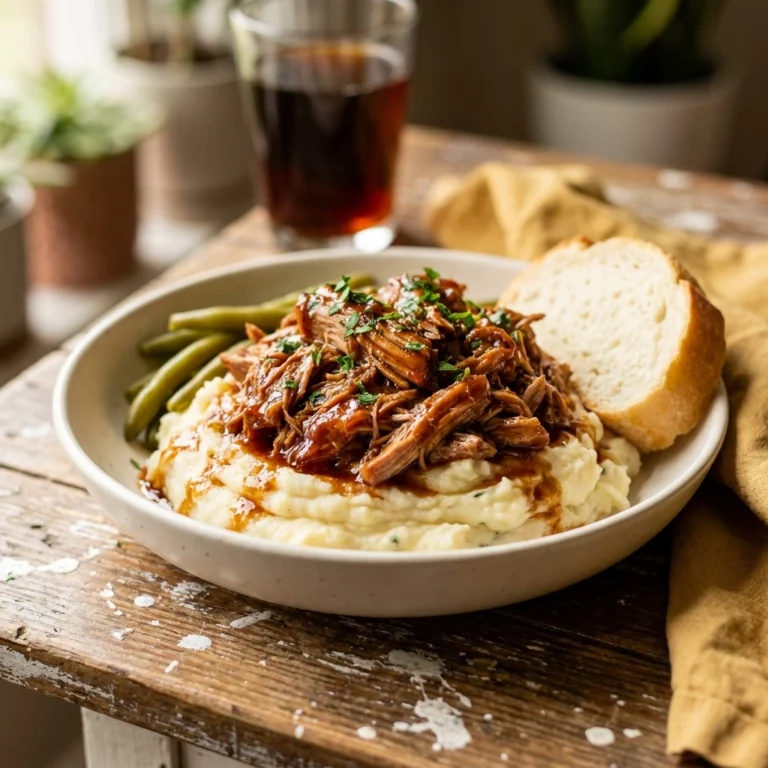 Slow Cooker Pork Loin Roast with Balsamic Glaze | Easy Sunday Dinner Idea