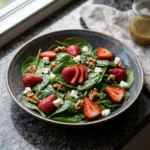 Refreshing Strawberry Spinach Salad Recipe for Summer Bliss | Healthy Summer Salad