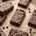 No Bake Peanut Butter Chocolate Oatmeal Bars | Easy Healthy Dessert Snacks