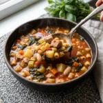Hearty Turkey Minestrone Soup: The Ultimate Comfort Bowl | Healthy Turkey Soup Recipe