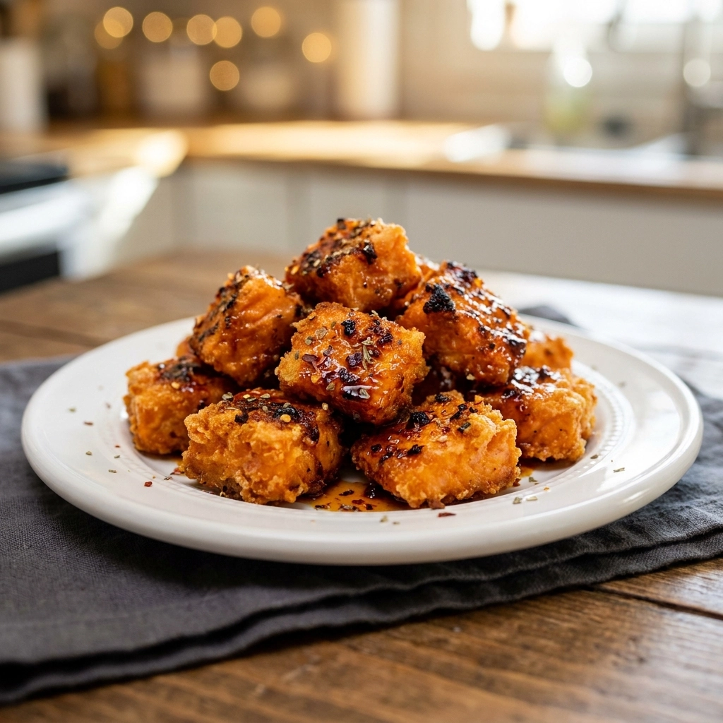 Crispy Hot Honey Salmon Nuggets: The Ultimate Sweet & Spicy Appetizer | Easy Salmon Bites