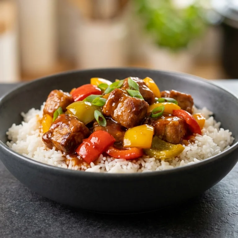 Delectable Slow Cooker Sweet and Sour Pork Recipe | Easy Crockpot Chinese Dinner