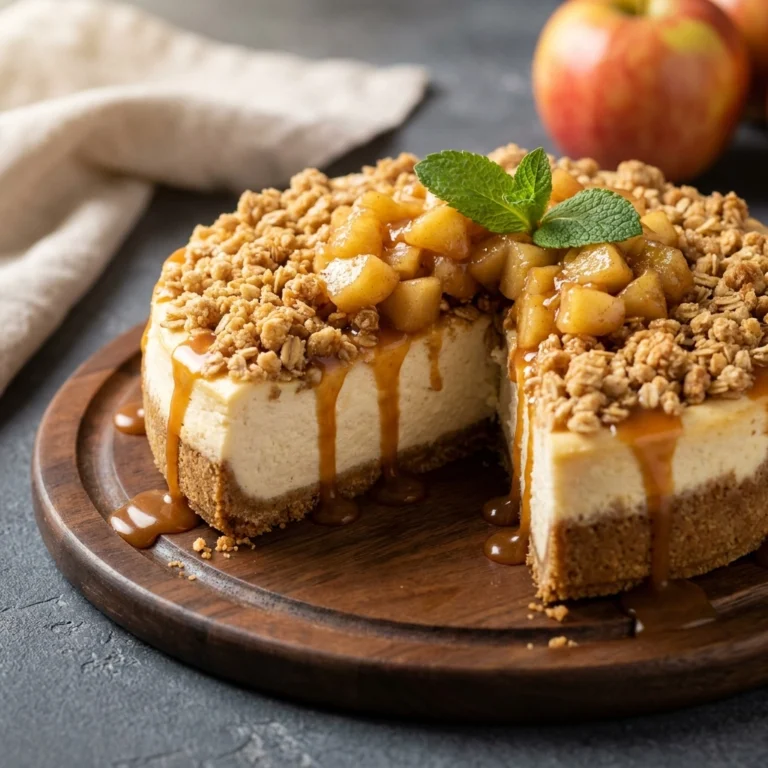 Irresistible Tasty Apple Crumble Cheesecake Recipe | Easy Fall Dessert Ideas