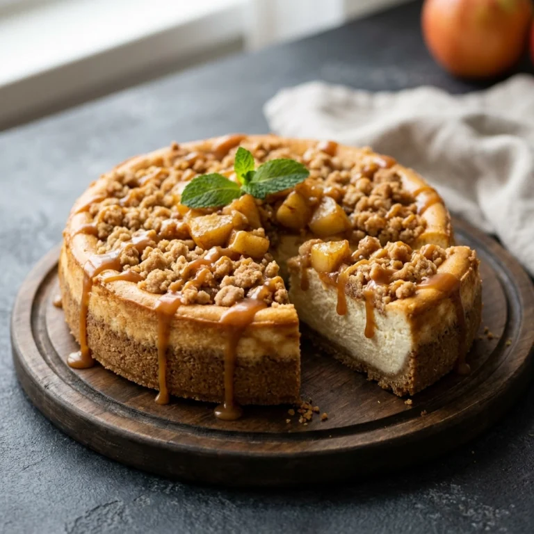 Irresistible Tasty Apple Crumble Cheesecake Recipe | Easy Fall Dessert Idea