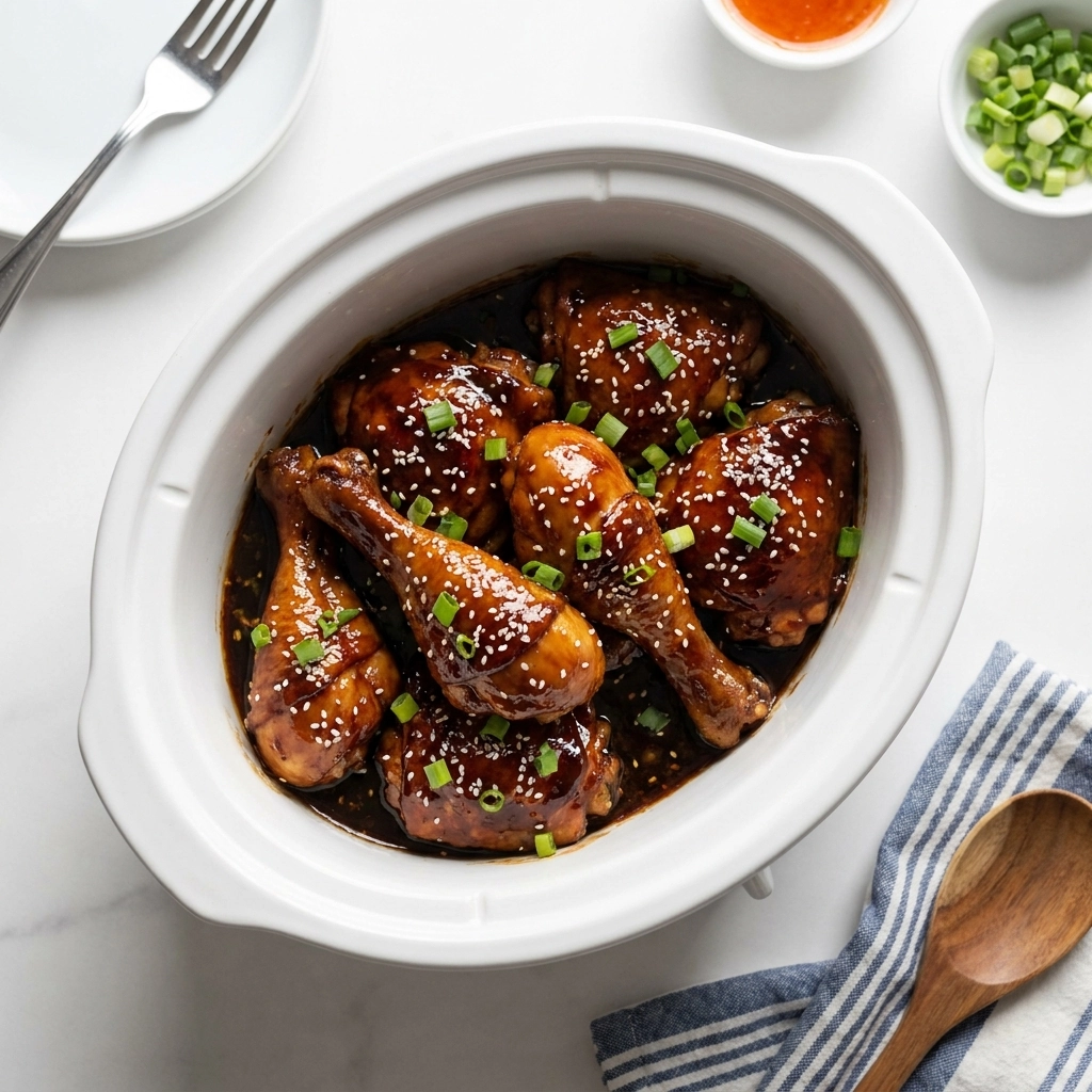 Slow Cooker Honey Garlic Chicken: The Ultimate Sticky Dinner | Easy Crockpot Meals