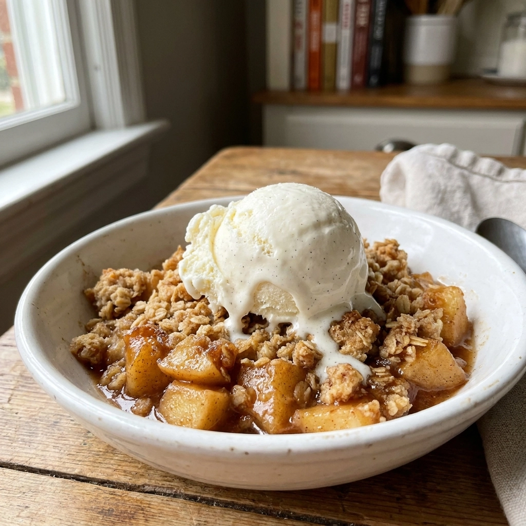 The Absolute Easiest Homemade Apple Crumble for Total Beginners | Easy Dessert Recipe