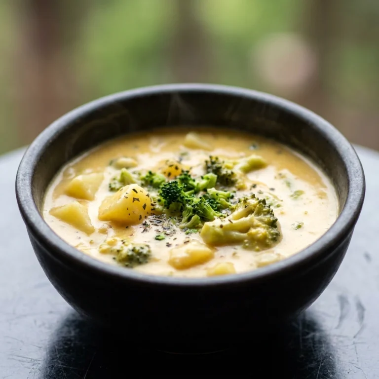 The Best Broccoli Potato Cheese Soup Recipe | Creamy Vegetable Soup for Winter