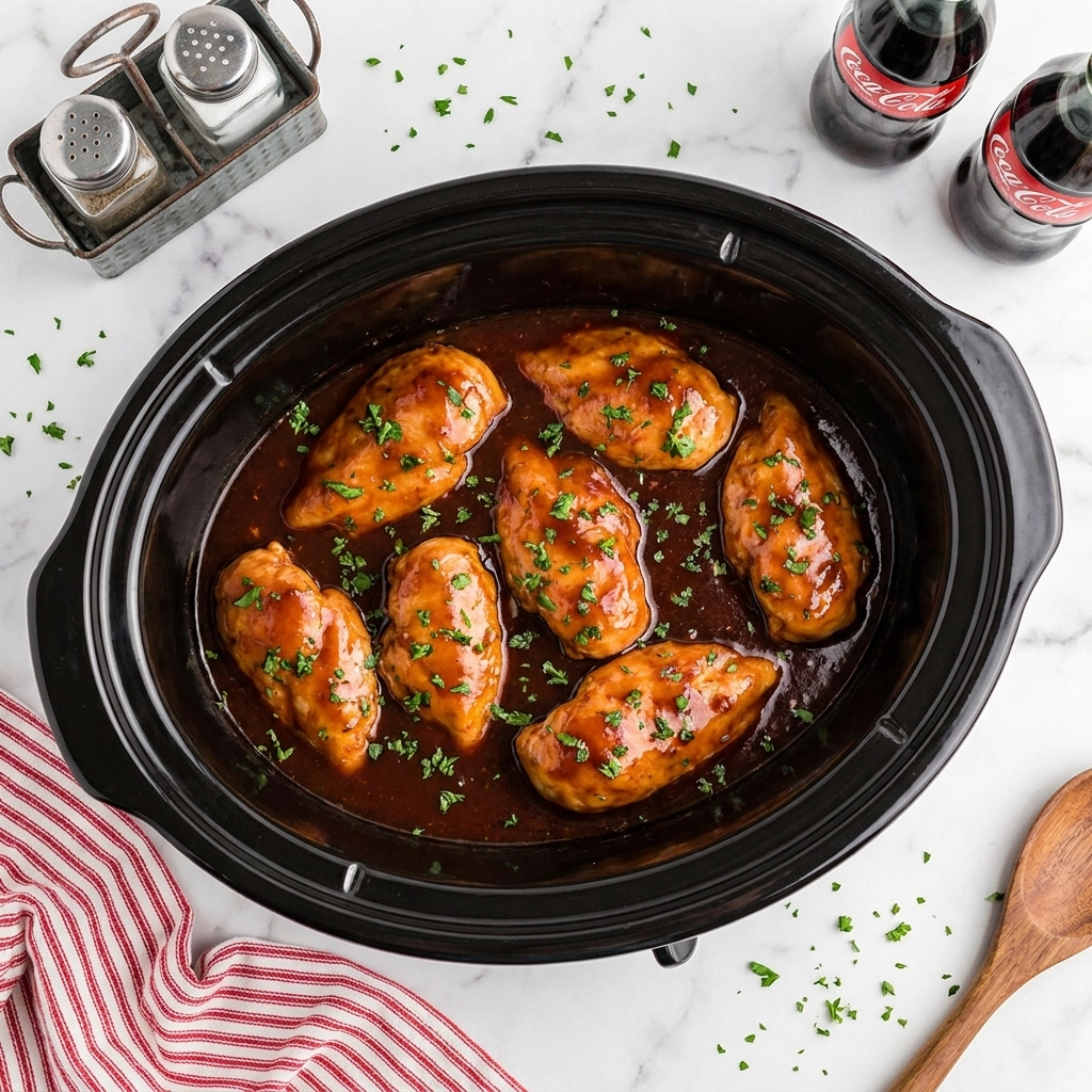 Slow Cooker Coca Cola Chicken: A Sweet and Savory Masterpiece | Easy Crockpot Dinner