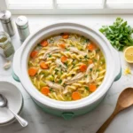 Hearty Slow Cooker Chicken Noodle Soup | Easy Crock Pot Comfort Food Recipe