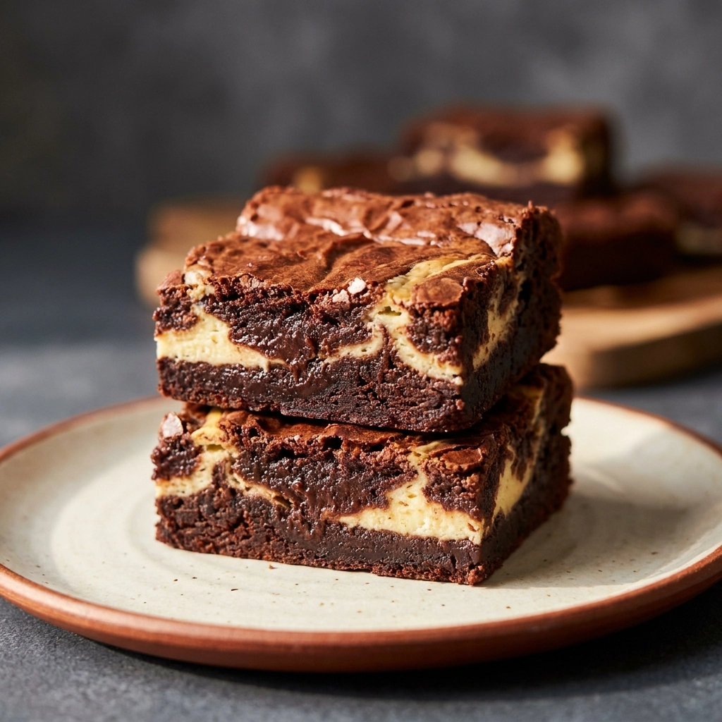 Decadent Cheesecake Brownies with a Perfect Swirl | Easy Dessert Bars Recipe