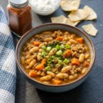 Creamy Pumpkin White Bean Chili | Healthy Fall Soup Recipes for Dinner