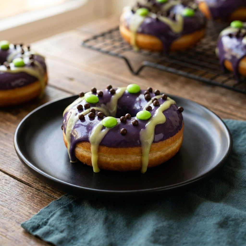 Crispy Slime Monster Halloween Donuts: Spooky & Delicious Treats | Easy Halloween Dessert