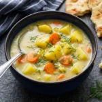 Creamy Potato Dill Soup (Zupa Koperkowa) | Easy Polish Dill Soup Recipe