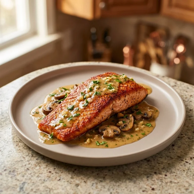 Creamy Garlic Butter Tuscan Salmon | Easy Healthy Dinner Idea