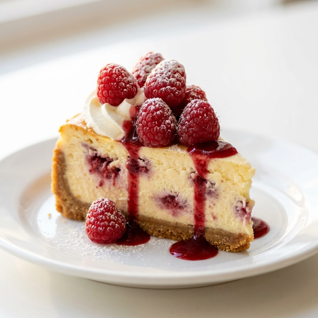Creamy White Chocolate Raspberry Cheesecake: An Elegant Treat | White Chocolate Dessert