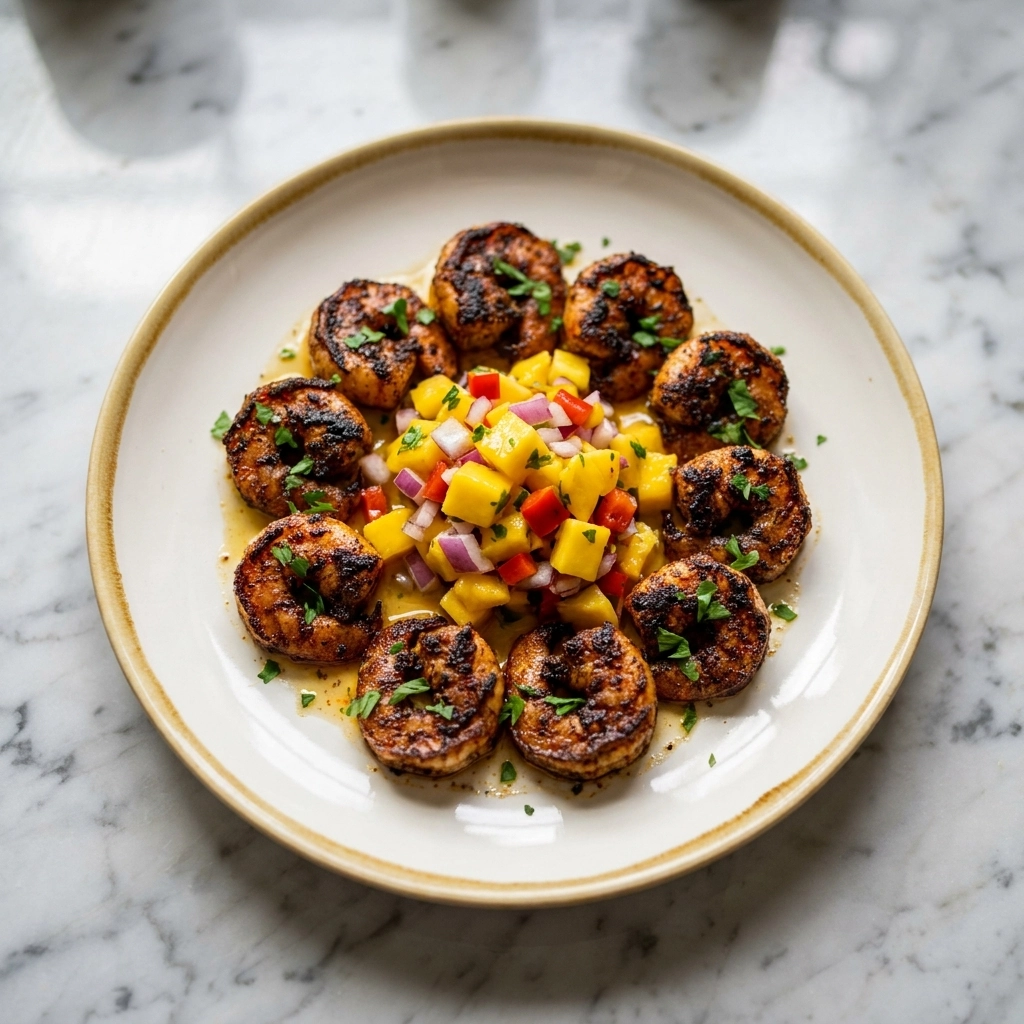 Blackened Shrimp With Mango Salsa: A Flavorful Delight | Easy Seafood Dinner