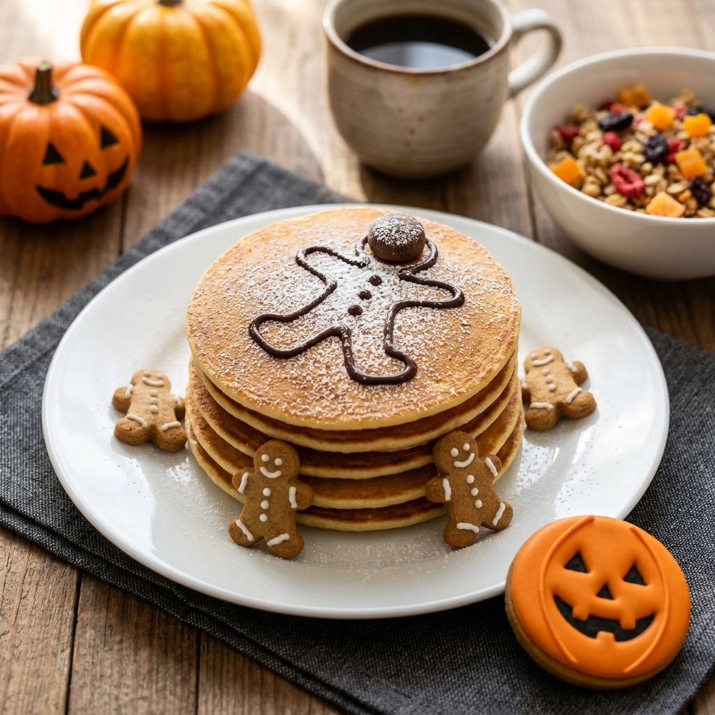 Adorable Halloween Pancakes for Kids – Spooktacular Fun! | Cute Halloween Breakfast