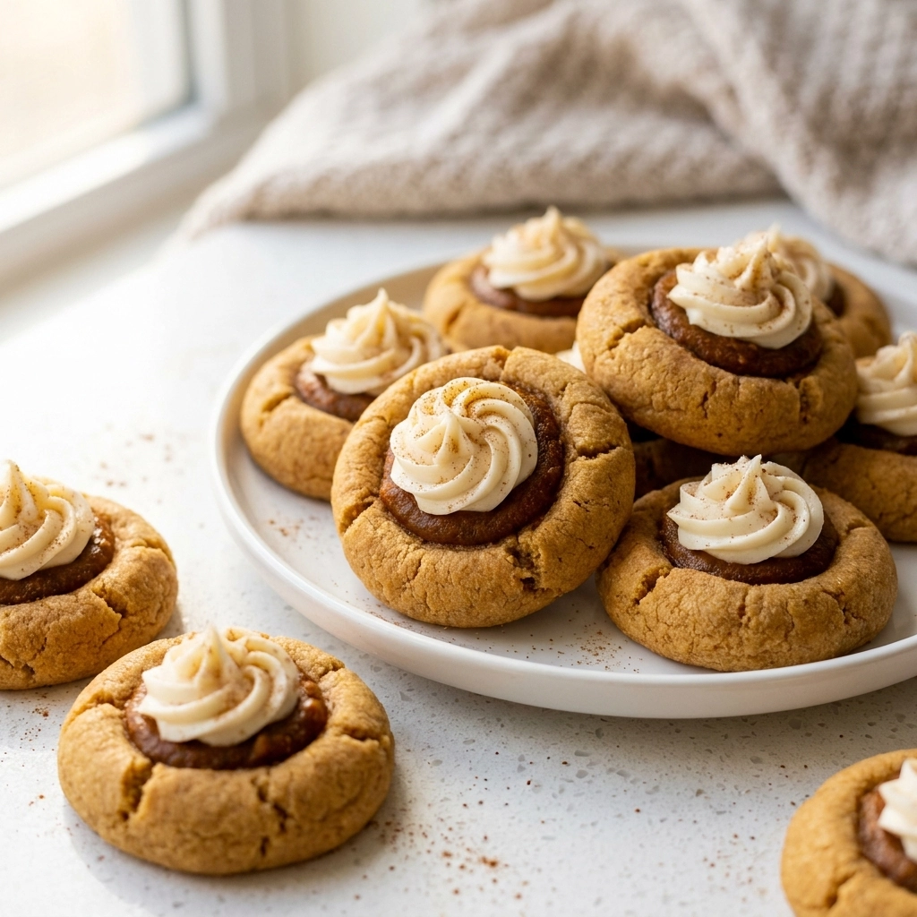 Soft and Spiced Pumpkin Pie Cookies | Easy Fall Dessert Recipes