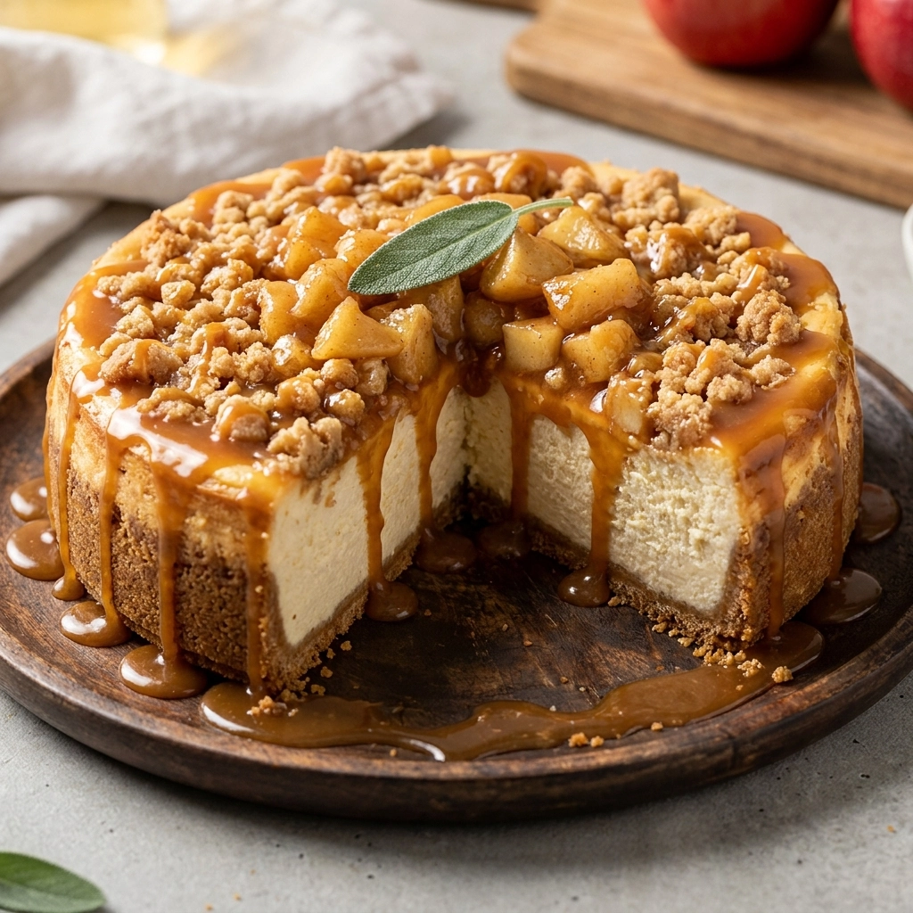 Irresistible Tasty Apple Crumble Cheesecake Recipe | Easy Fall Dessert Ideas