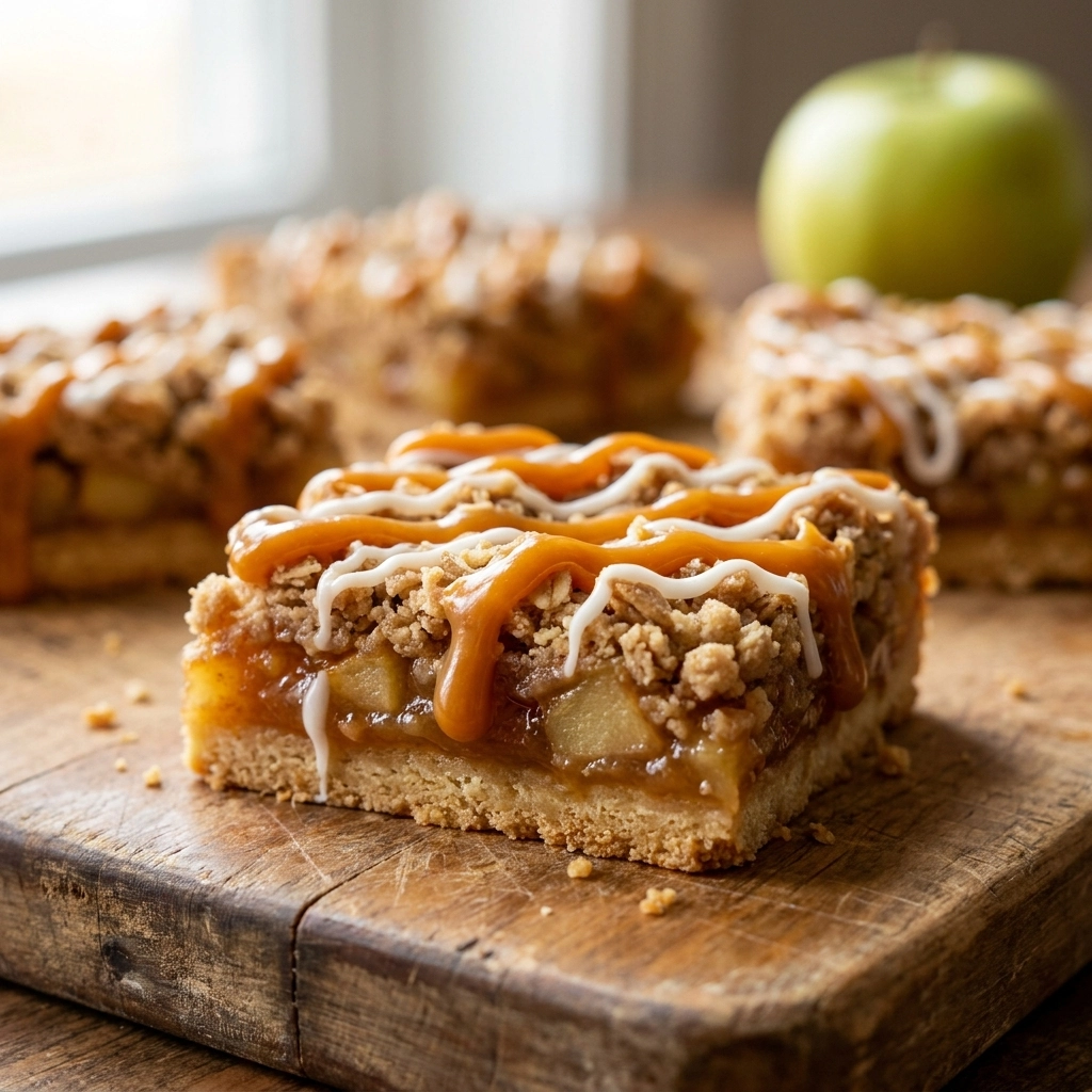 Salted Caramel Apple Pie Bars: The Ultimate Autumn Treat | Easy Fall Dessert