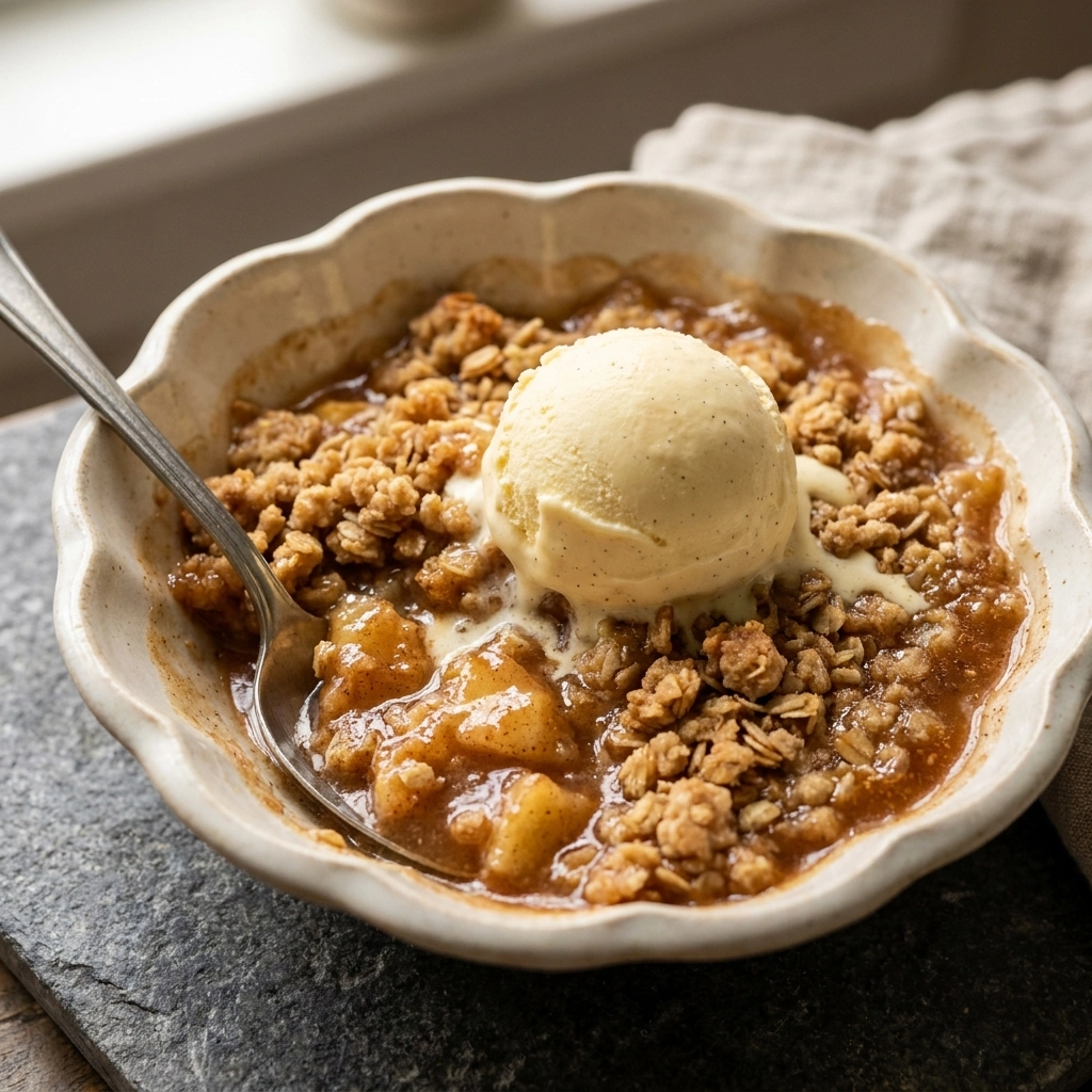 The Absolute Easiest Homemade Apple Crumble for Total Beginners | Easy Dessert Recipe
