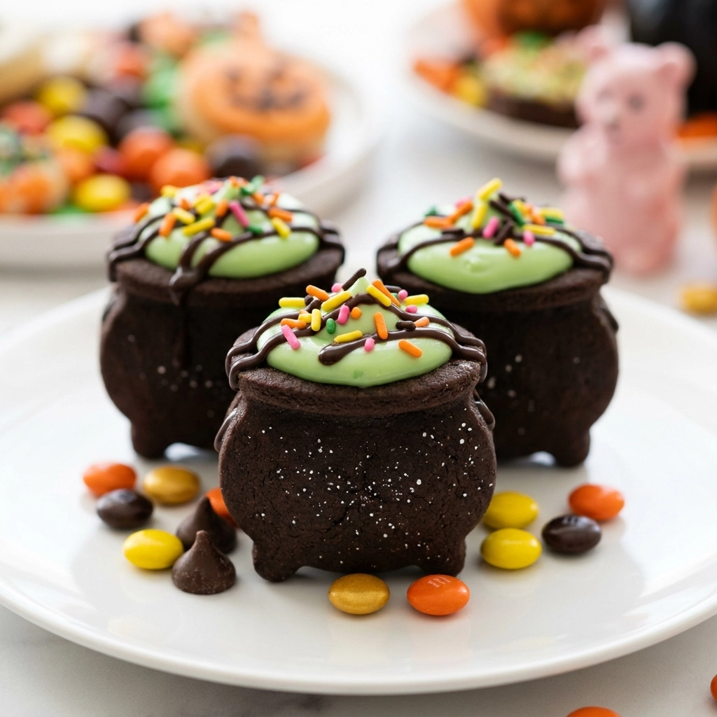 7 Spooky Delights: Halloween Cauldron Cookie Creation | Easy Halloween Cookies