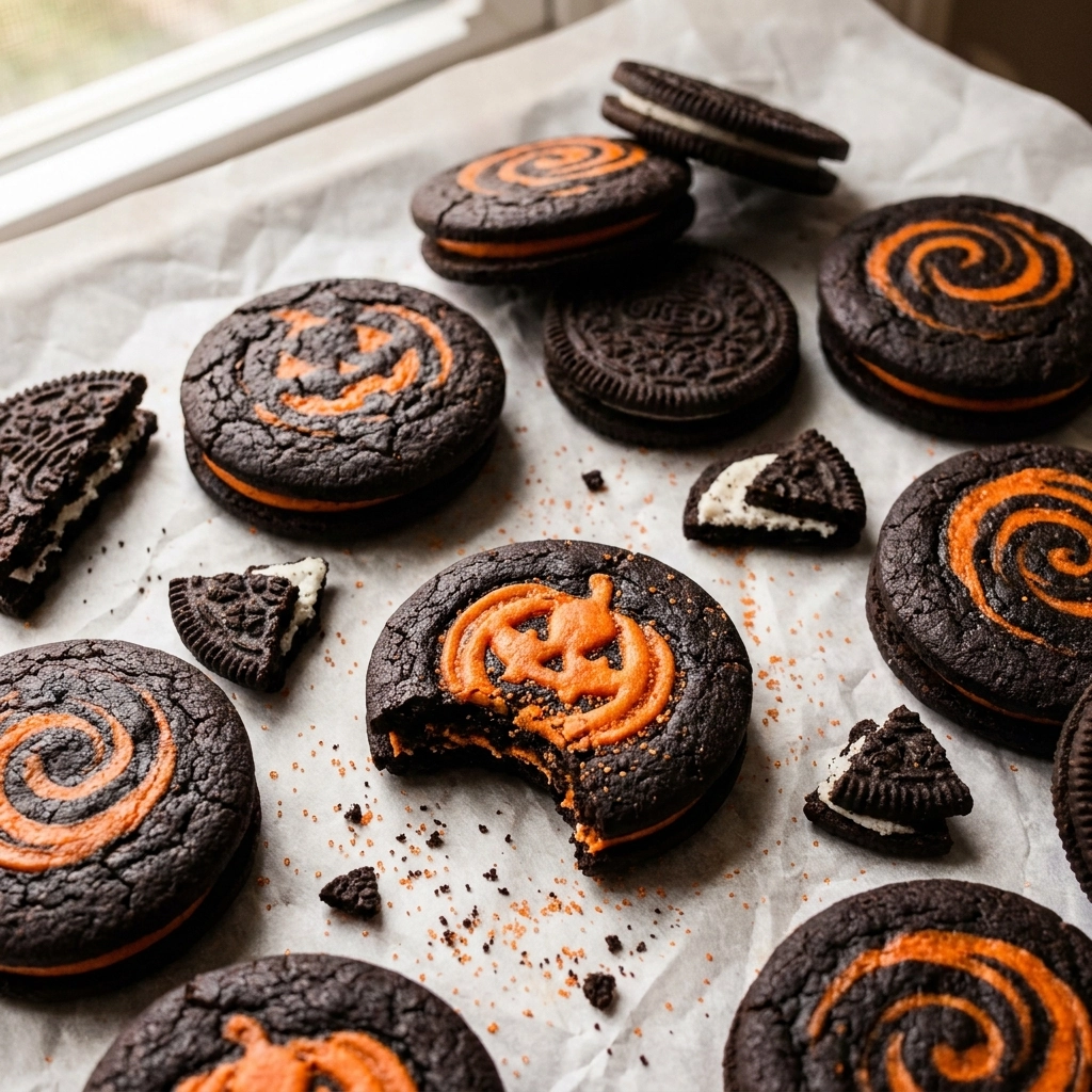 Halloween Oreo Chocolate Cookies: A Spooktacular Treat! | Easy Halloween Dessert