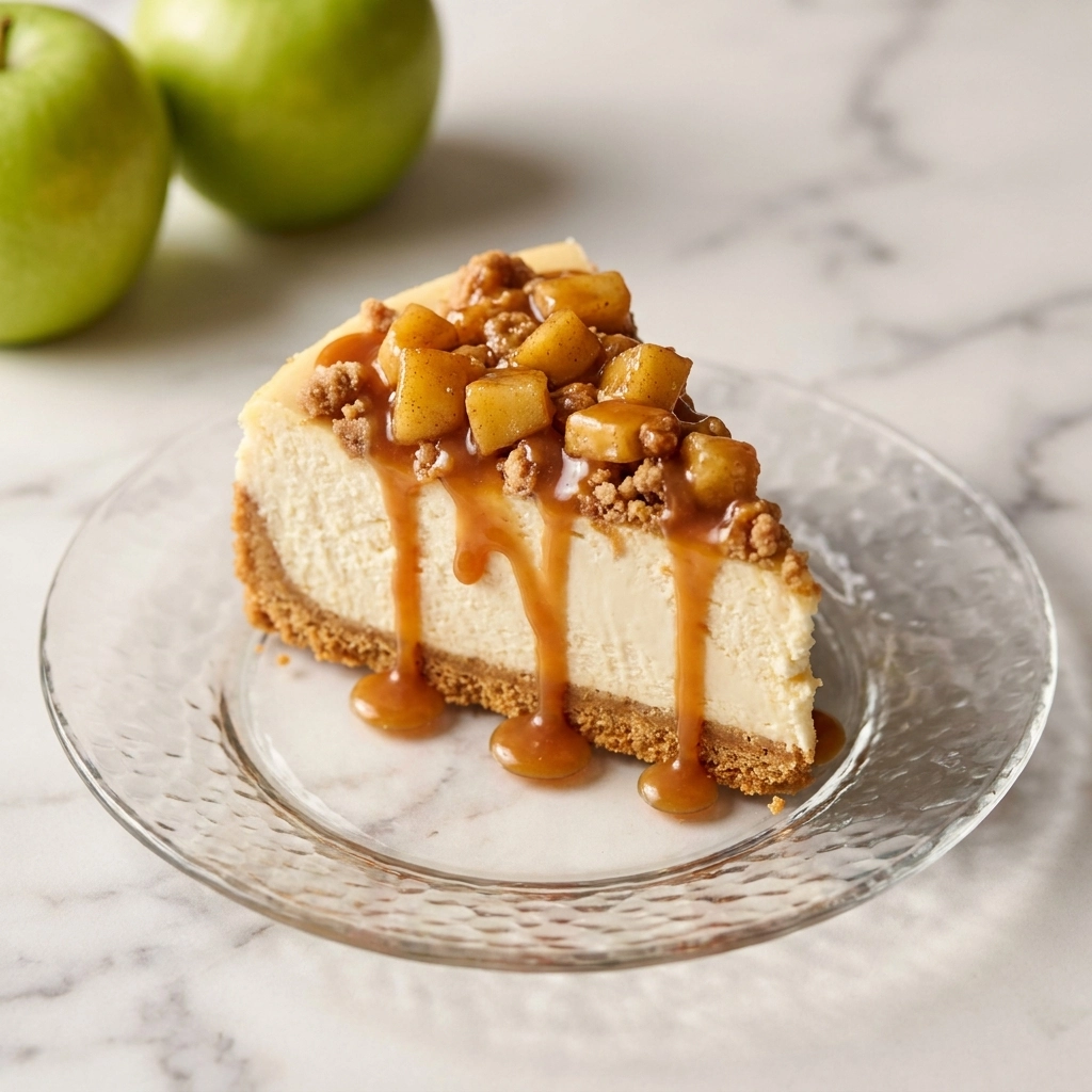 Indulge in Caramel Apple Cheesecake Delight Today! | Fall Dessert Recipe