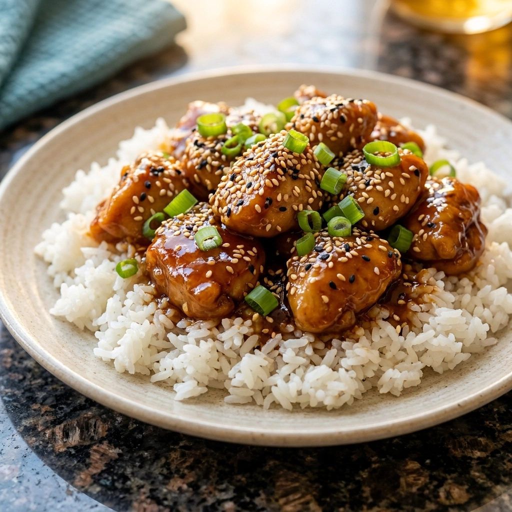 Aromatic Slow Cooker Sesame Chicken Recipe Delight | Easy Crockpot Dinner